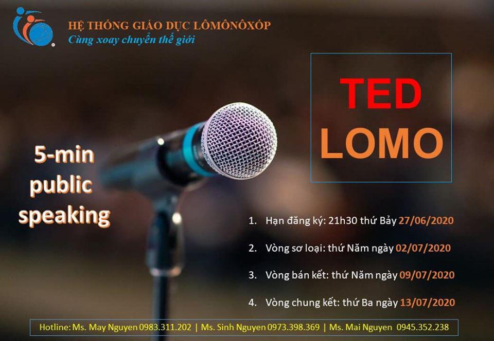 CUỘC THI HÙNG BIỆN TIẾNG ANH TED LOMO 2020