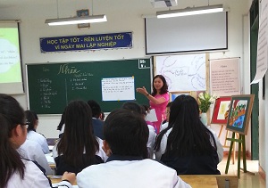Cô giáo Nguyễn Hồng Yến tổ Ngữ Văn đạt kết quả cao thi giáo viên giỏi Cụm Nam-Bắc Từ Liêm