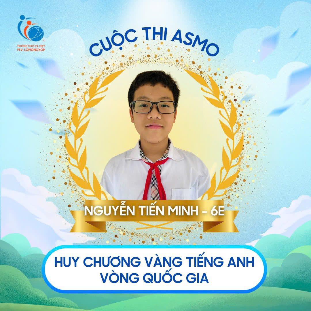 VINH DANH HỌC SINH ĐẠT THÀNH TÍCH CAO TẠI KỲ THI ASMO – VÒNG QUỐC GIA NĂM NĂM HỌC 2025 – 2026