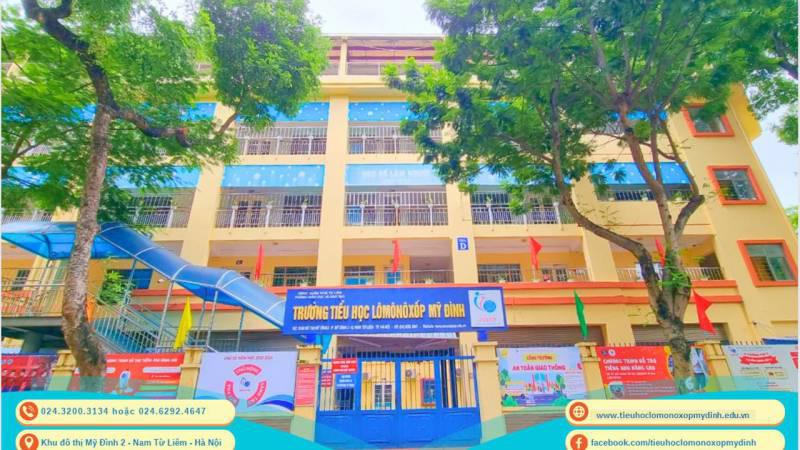 Thông báo về việc bổ sung website trường tiểu học Lômônôxốp Mỹ Đình
