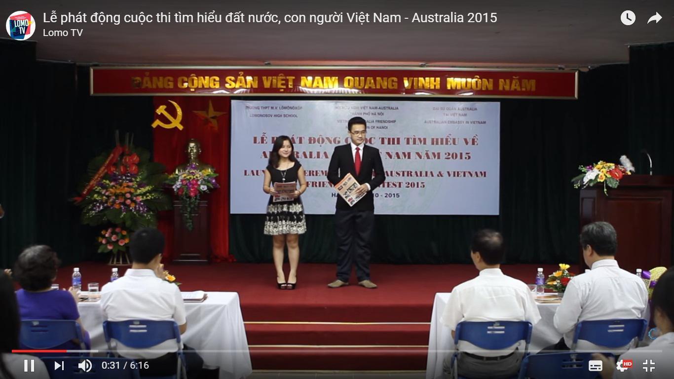 Lễ phát động cuộc thi tìm hiểu đất nước, con người Việt Nam - Australia 2015