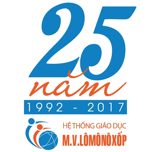 Giới thiệu logo kỷ niệm 25 năm ngày thành lập của Hệ thống giáo dục Lômônôxốp