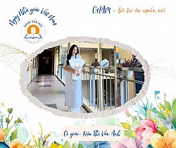 ”Chạm - Lời tri ân muốn nói” LỜI TRI ÂN TỪ HỌC SINH LỚP 11E