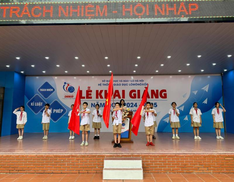 LỄ PHÁT ĐỘNG PHONG TRÀO THI ĐUA HỌC TẬP TỐT NĂM HỌC 2024-2025