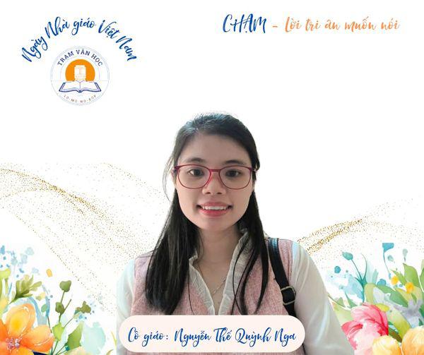 “Chạm – Lời tri ân muốn nói” LỜI TRI ÂN HỌC SINH LỚP 8I