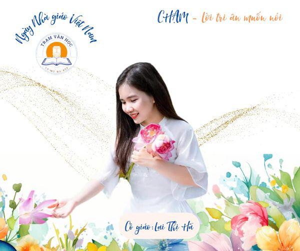 “Chạm - Lời tri ân muốn nói” LỜI TRI ÂN TỪ HỌC SINH LỚP 9E