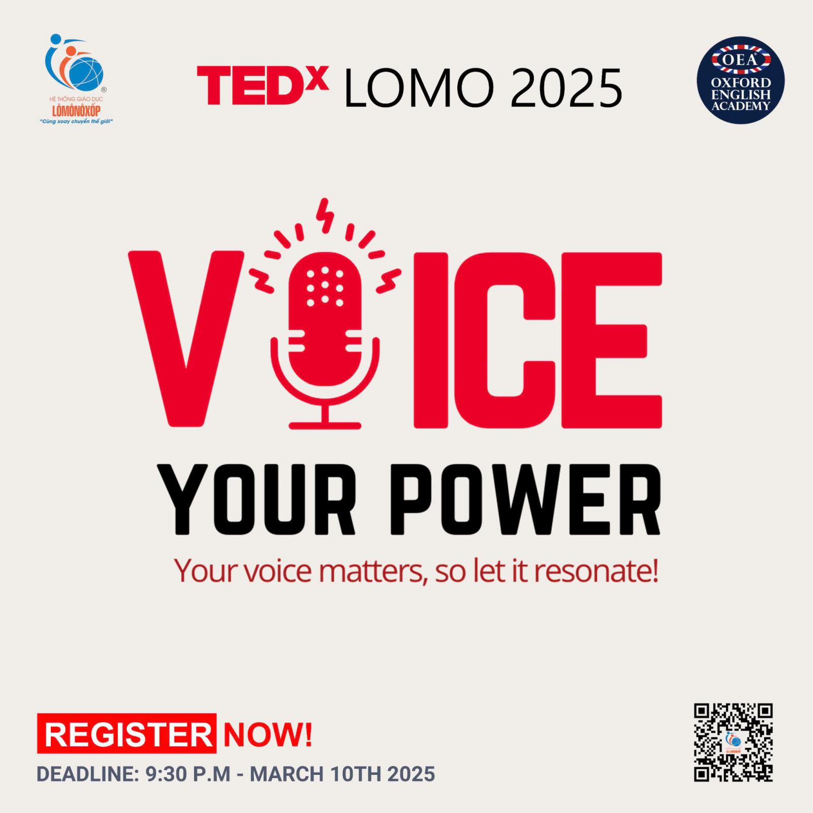 CUỘC THI HÙNG BIỆN TIẾNG ANH - TEDxLOMO 2025