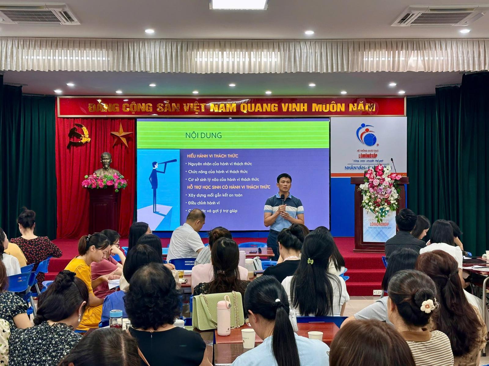 TẬP HUẤN GIÁO VIÊN: HỖ TRỢ HỌC SINH CÓ HÀNH VI THÁCH THỨC