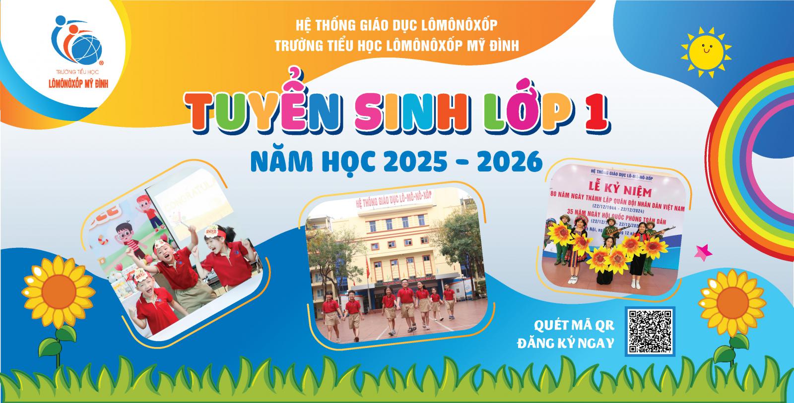 Thông báo tuyển sinh vào lớp 1 năm học 2025-2026