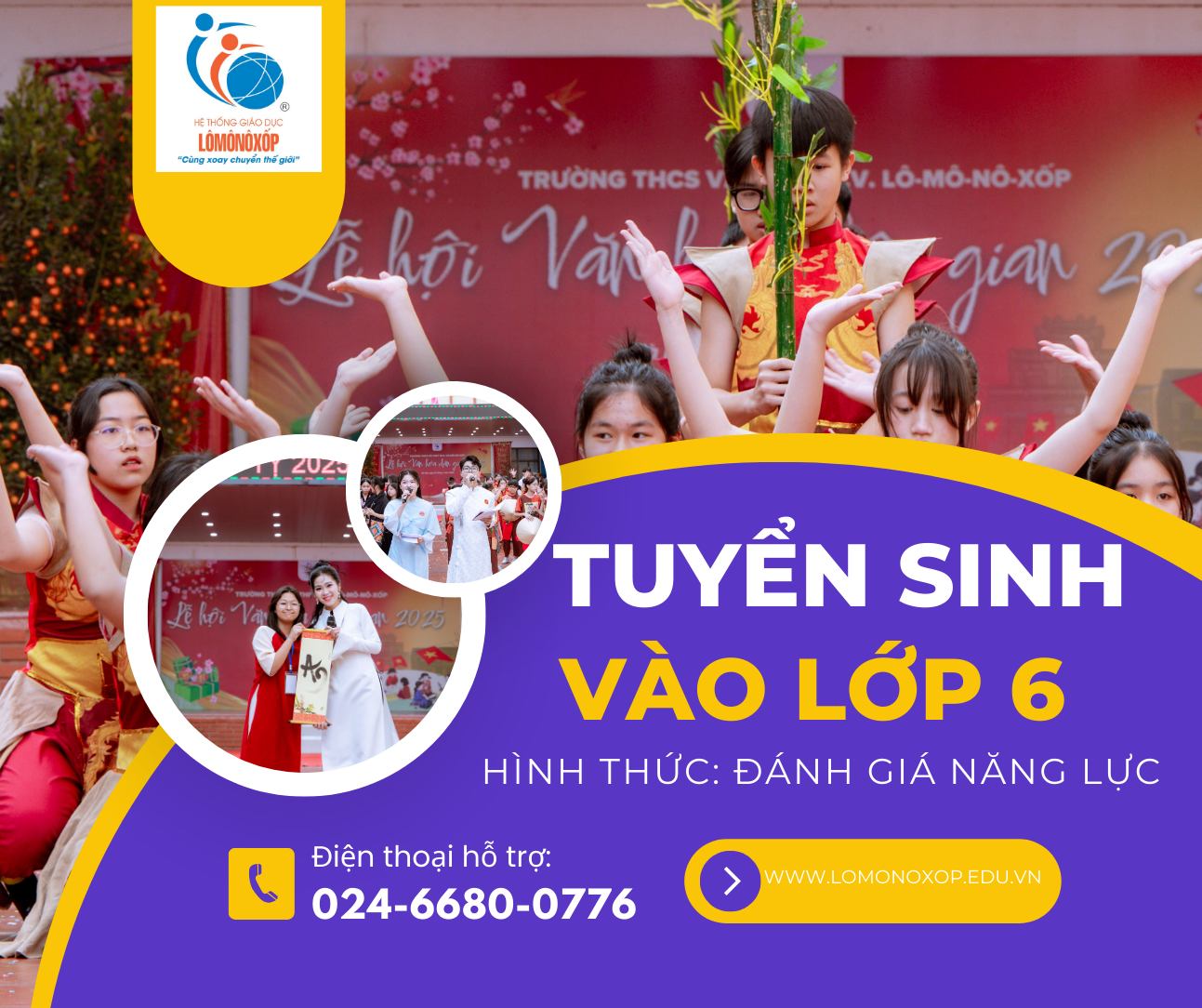 Thông báo tuyển sinh vào lớp 6 năm học 2025-2026