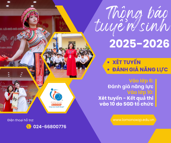 Thông báo tuyển sinh năm học 2025-2026